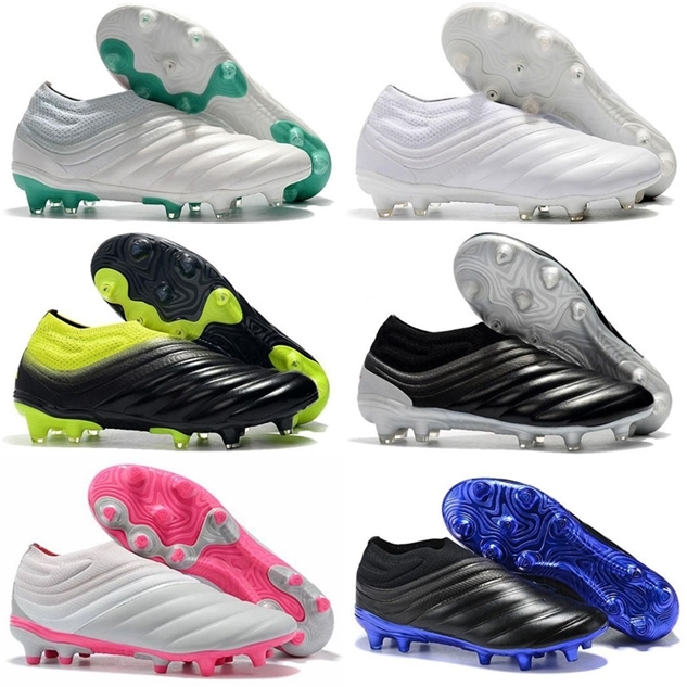 

2019 New X 19.1 FG Mens Soccer Shoes with shoelace Cleats Cheap chaussures crampons de football boots x19+ High Quality scarpe da calcio, As photo 1