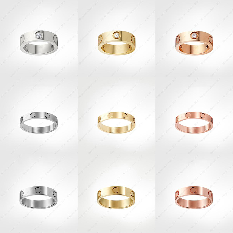 

love screw ring mens rings classic luxury designer jewelry Titanium steel Alloy Gold-Plated Gold Silver Rose new jewelry, Slivery;golden