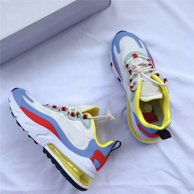 

270 mens running shoes black Summit white cactus Barely Rose react Bauhaus soush Beach Pink Foam womens outdoor sports trainers fashion with box