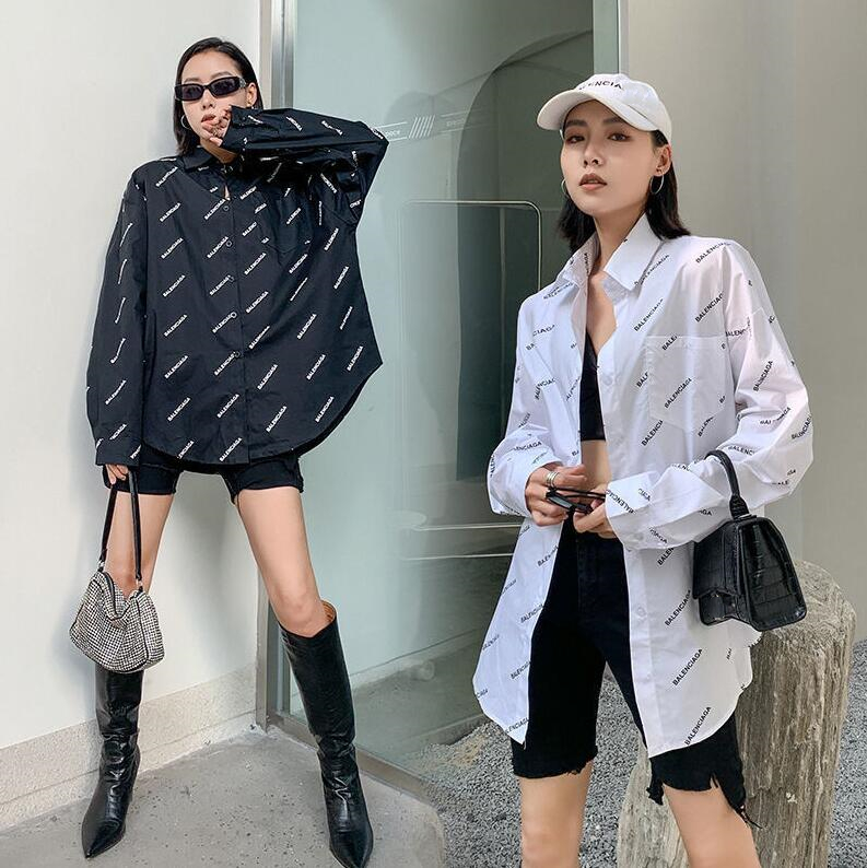 

2022 Womens Designer Clothing Blouses & Shirts Casual printed long sleeves Classic embroidery t shirt lulu the same kind High quality wholesale support, 99