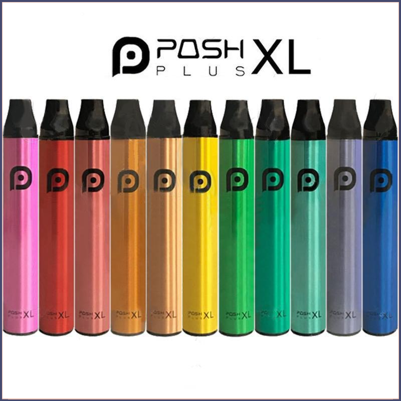 

POSH PLUS XL Disposable Vape e cigarette starter kitDevices Pen 1500 Puffs Pods Updated 5ml Prefilled 650mAh Battery vapors