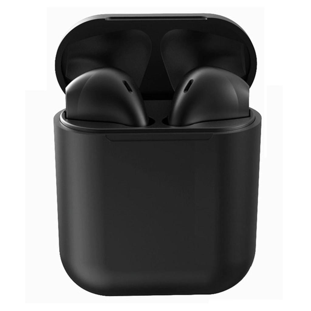 

Edaren Bluetooth Earphone Wireless Earbuds Fingerprint Touch HD Stereo Wire Wireless Headphones with mic Inpods12, White