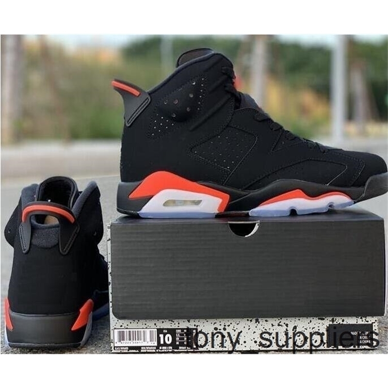 

2019 black Infrared 6S VI 384664-060 With Box legend UNC blue MAROON 6 cement Wholesale Basketball Shoes Men free shipping, Color-black