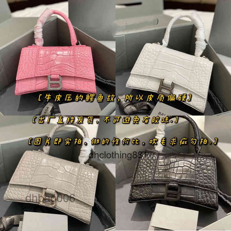 

Bags Handbags Designer Luxury Hourglass Bag Women Crocodile Shoulder Bags Leather Ladies Handbag Fashion CrossbodyBalencaigass bag