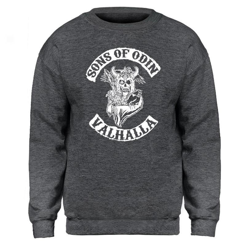 

Men' Hoodies & Sweatshirts Odin Gone To Valhalla Sweatshirt Hoodie Men Pullover Winter Fleece Warm Crewneck Streetwear Hoody, Black 5