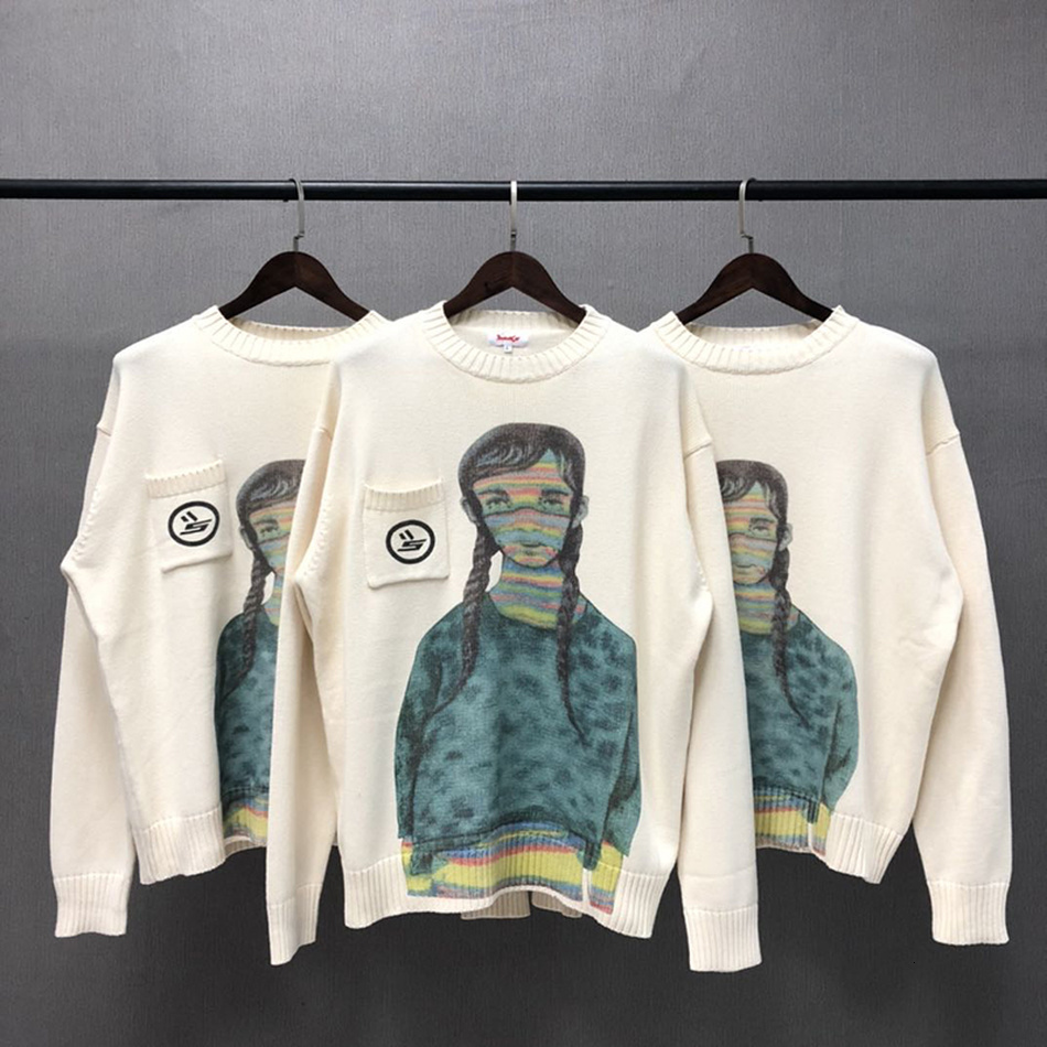 

2021 New Loose Born From Pain Sicko Men Woman 1:1 High-quality Crewneck Sweater Clothes S8dc
