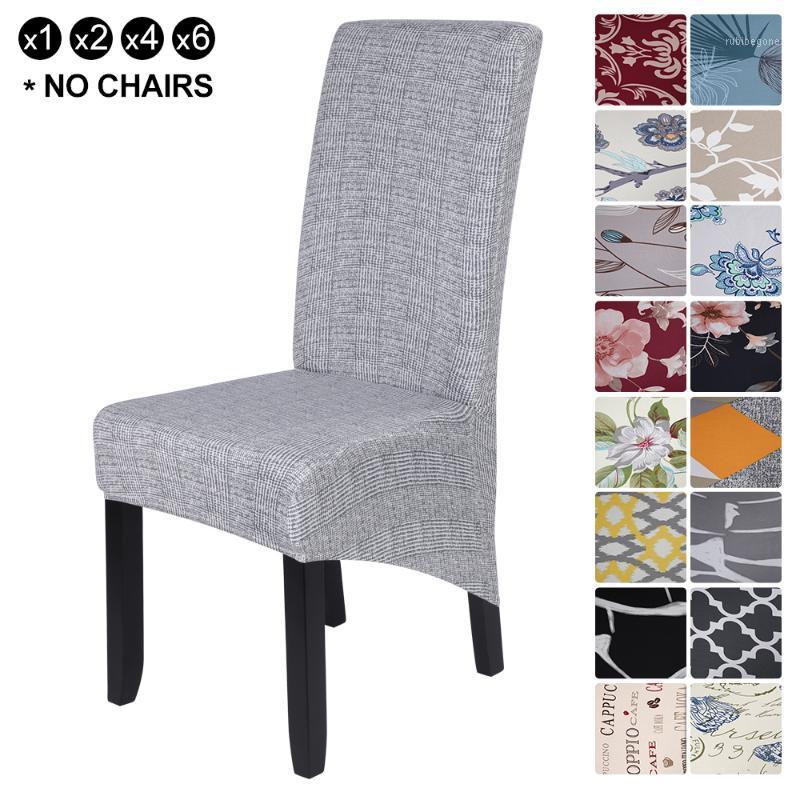 

Xl Size Big Chair Covers Spandex Fabric King Back High For Dinning Office Kitchen Weeding Decorative Seat