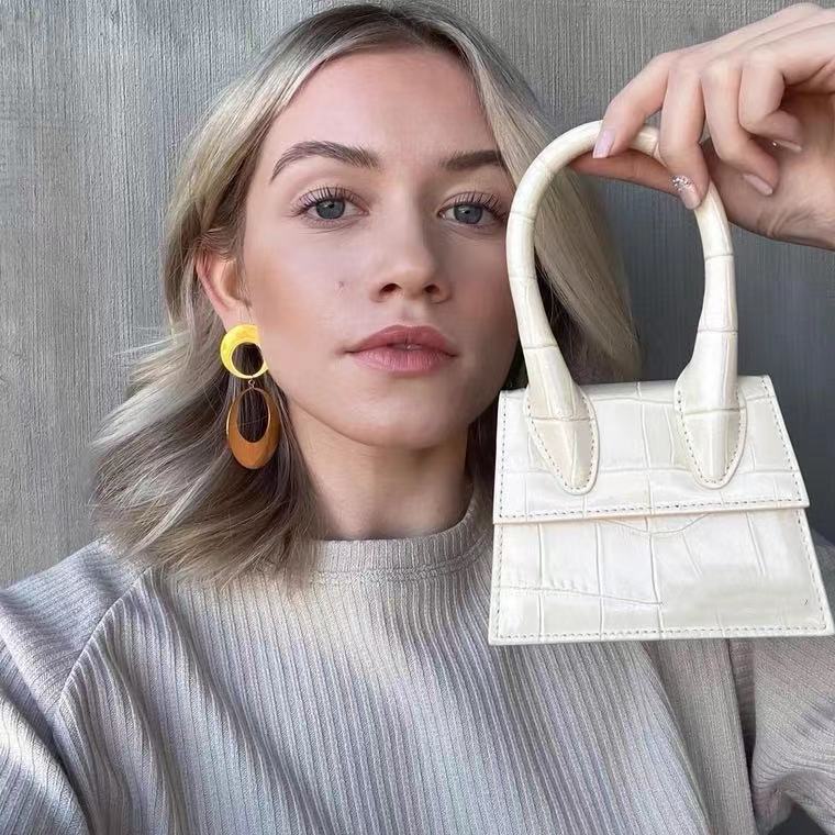 

mini two size small crco pattern real leather purse shoulder crossbody bag for coin and Lipstick popular