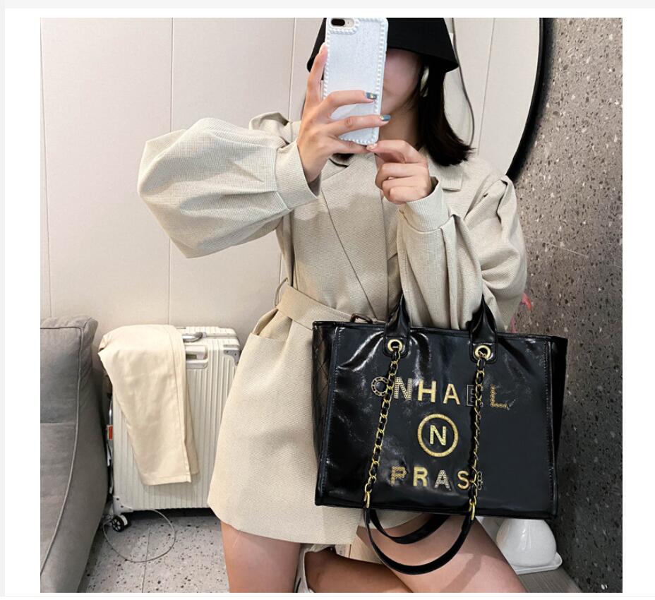 

DA177 Womens designer handbag luxury should bag fashion tote purse wallet crossbody bags backpack Small chain Purses Free shopping, Da177-black