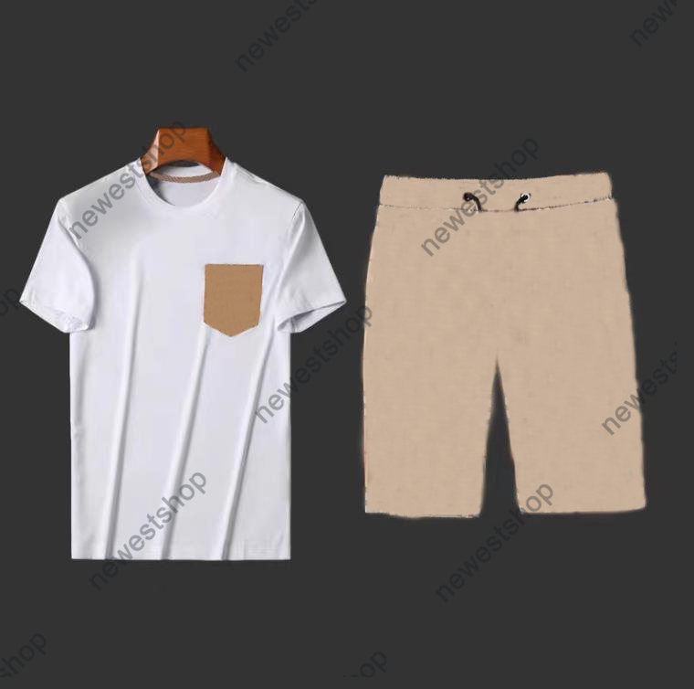 

2021 Summer Designer Tracksuits Sets Mens Fashion classical Geometry Print Running Suits T-Shirt shorts tshirts tee top Sportswear shirt S-2XL, White suit
