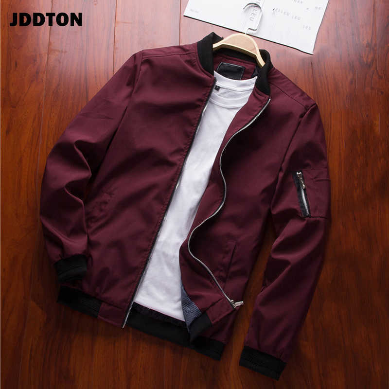 

JDDTON New Spring Men's Bomber Zipper Jackets Male Casual Streetwear Hip Hop Slim Fit Pilot Coats Clothing Plus Size 6XL JE167 X0621, Men navy