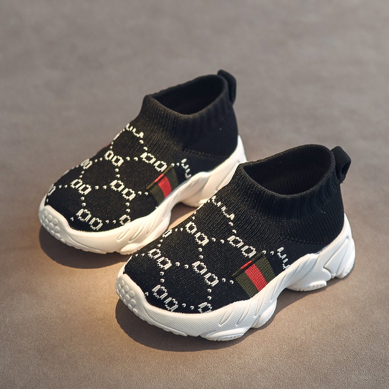 

Kids Shoes Baby Sneaker for 3-9 years old boy Casual Flat Sneakers Shoes Children size Kid Girls Boys Sports Shoes, Black;red