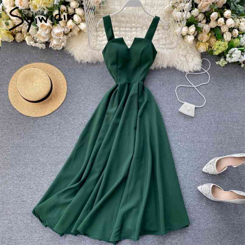 

Evening Slip Dress for Women Summer Party Backless Lace Up Glamour Vintage Bridesmaid Maxi Dresses Green Red White 210607, Claret