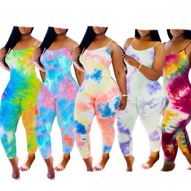 

Women's Jumpsuits & Rompers Summer Gradient Print Vest Jumpsuit For Women 5 Color Elegant Skinny Sexy Bodysuit Female Off Shoulder Overalls, Black;white