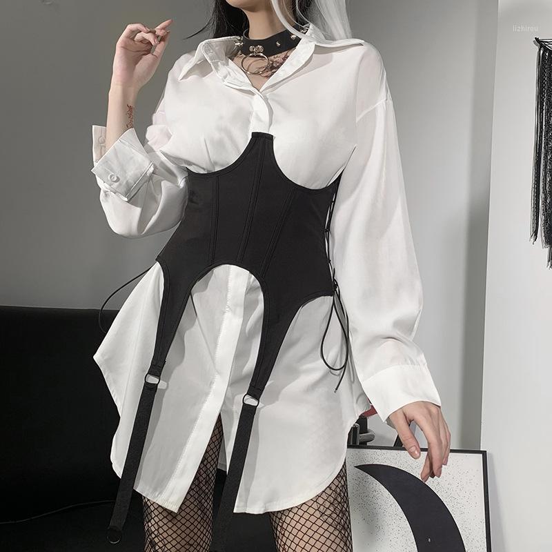 

Bustiers & Corsets Sexy Female Underbust Black Corset Bandage Skinny Waist Vintage Gothic Punk Harajuku Women For Beauty