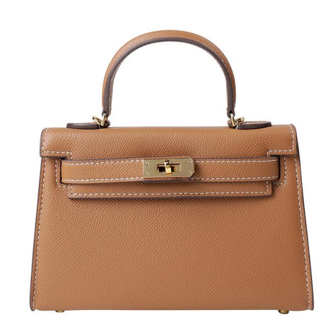 

Designer-Handbags Elegant Genuine Leather Woman Bag Mini Kelly Bag Single Bags Shoulder Span Handbag Small Crossbody Bag 19cm and 22cm