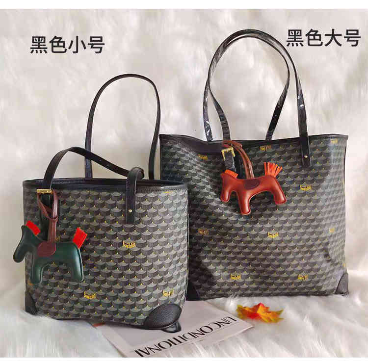 

bags Faure Le page High quality Luxury designer Classic Flower Brown With Original Serial Number purse Large Shopping bag handbags, Dark grey large