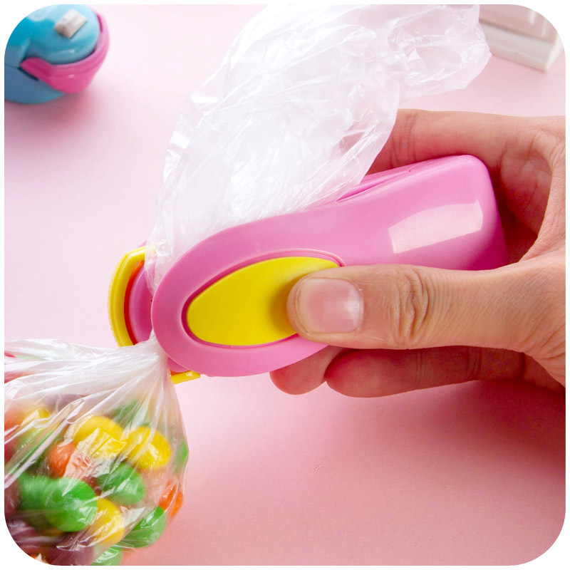 

tool Creative Portable Mini Pocket Home Snacks Heat Sealer Vacuum Resealer Bag Cilps handy Sealing Machine