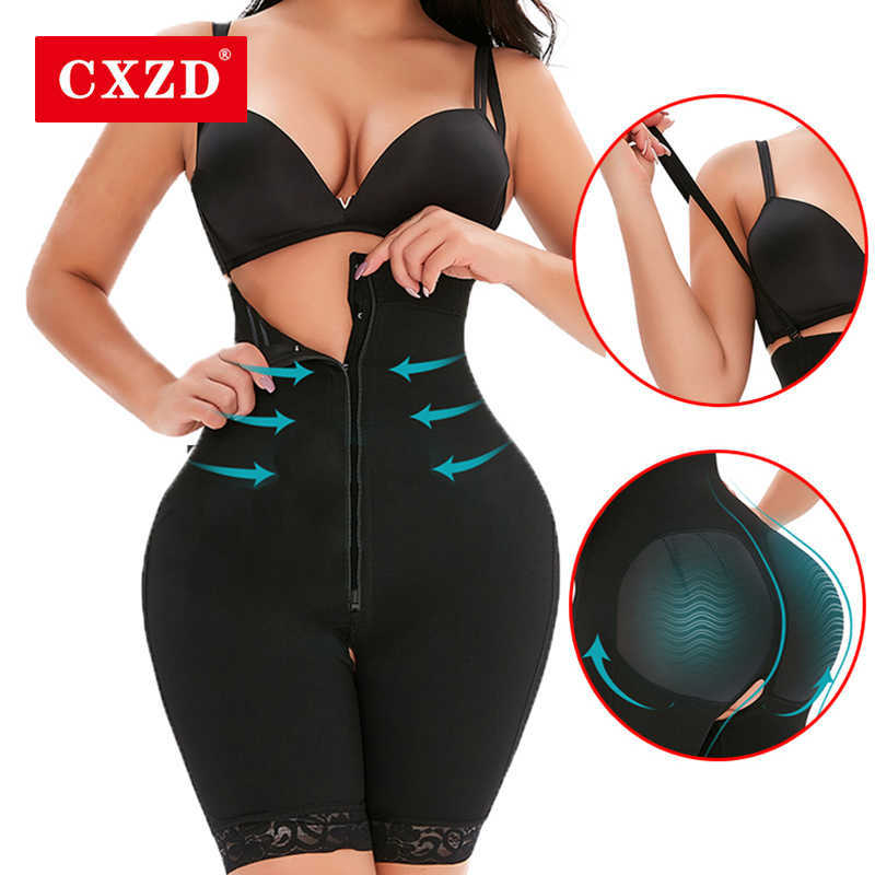 

CXZD Women Waist Trainer Corset Butt lifter Full Body Shapewear Underbust Tummy Seamless Postpartum Girdle Control Bodysuit, Random