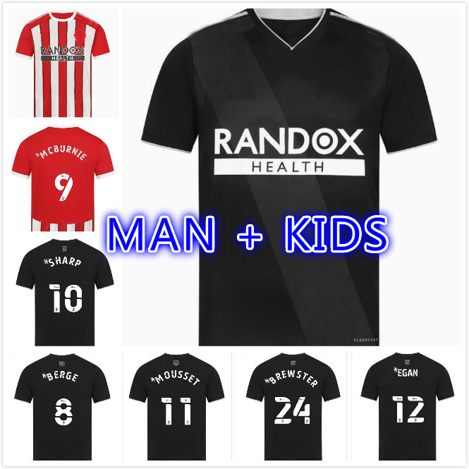 

2021 2022 Sheffield Soccer Jerseys MOUSSET United 21 22 McBURNIE LUNDSTRAM FLECK third Football Shirt NORWOOD SHARP men kids kit Jersey