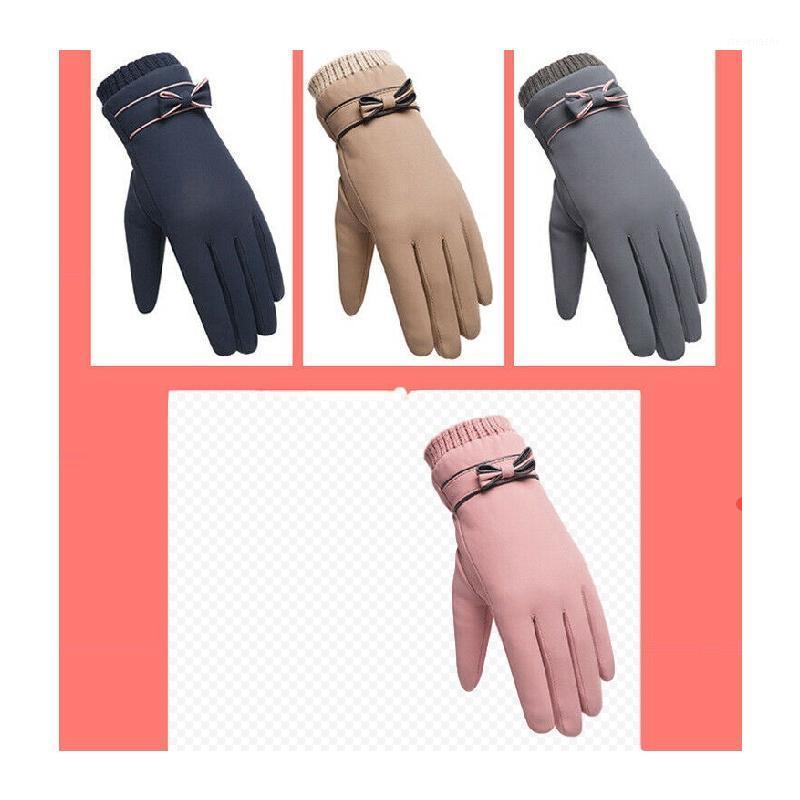 

Five Fingers Gloves Womens Windproof Winter Warm Mittens Waterproof All Female Outdoors Touch Screen Riding Snowboard Snow