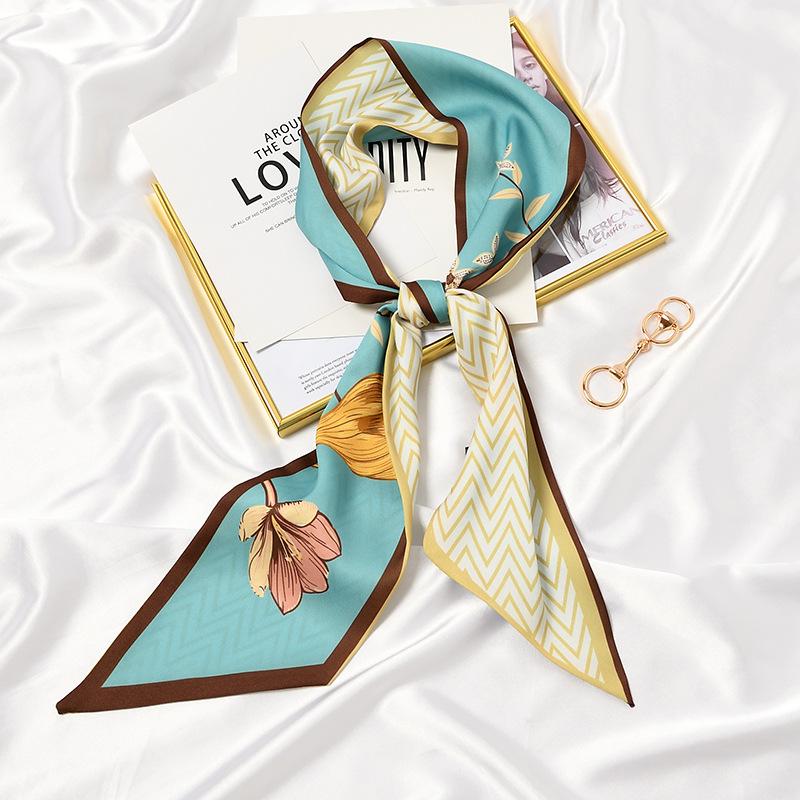 

Hair Accessories Women Bands Scarves Headband Print Scrunchies Turban Neckerchief Scarf Belt Bag Neck Decorative Ties