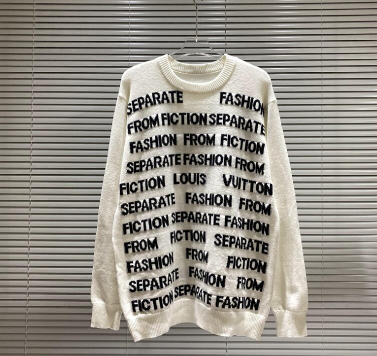 

21ss autumn new high quality Men's Sweaters Italy brand Designers Casual Sweaters size m l xl xxl, White