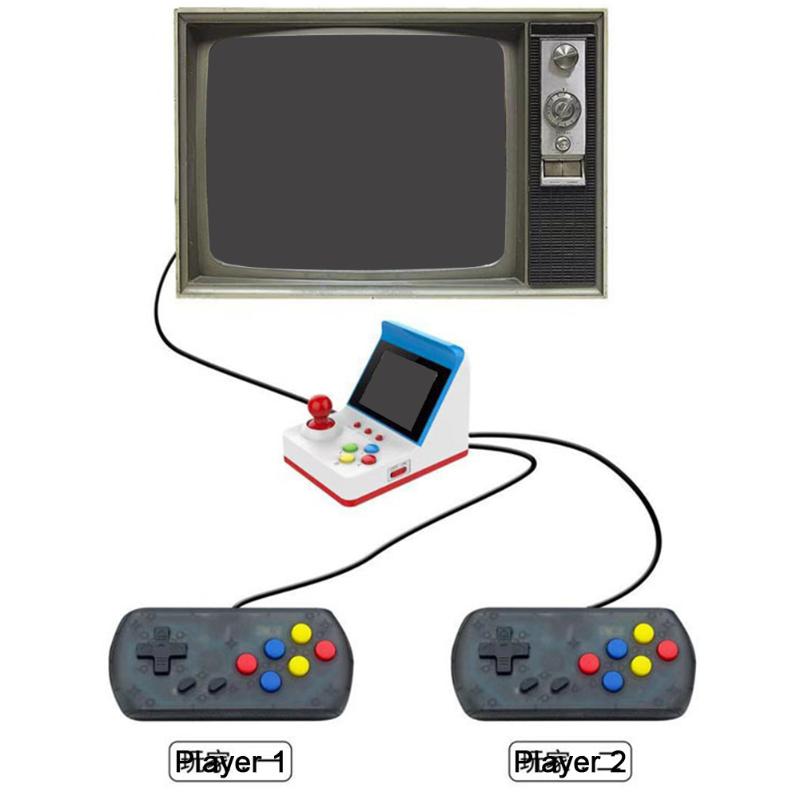

Game Console TFT Screen Handheld Player For Kids Mini Birthday Gift Entertainment Joystick Type Retro Classic Portable USB