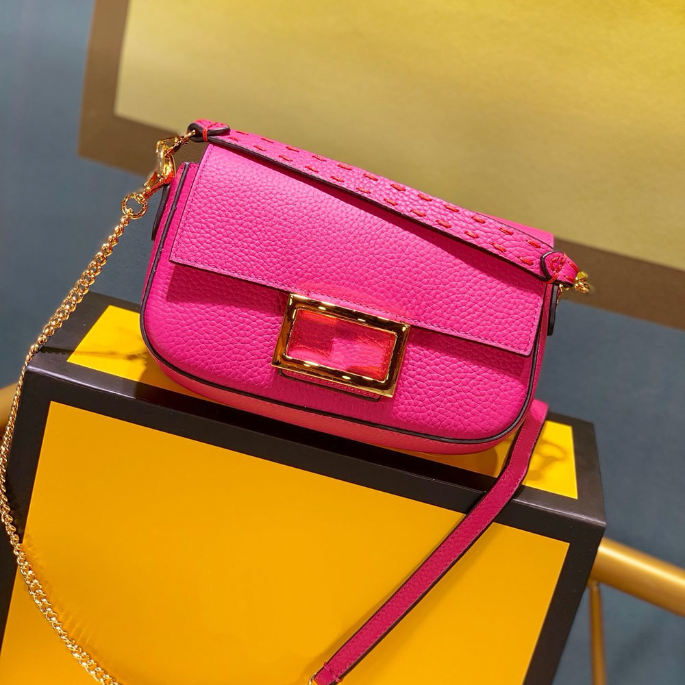 

2020 hot sales Fashion brand luxury shoulder bag designer handbags designer bag double F fashion Baguette bag free shipping