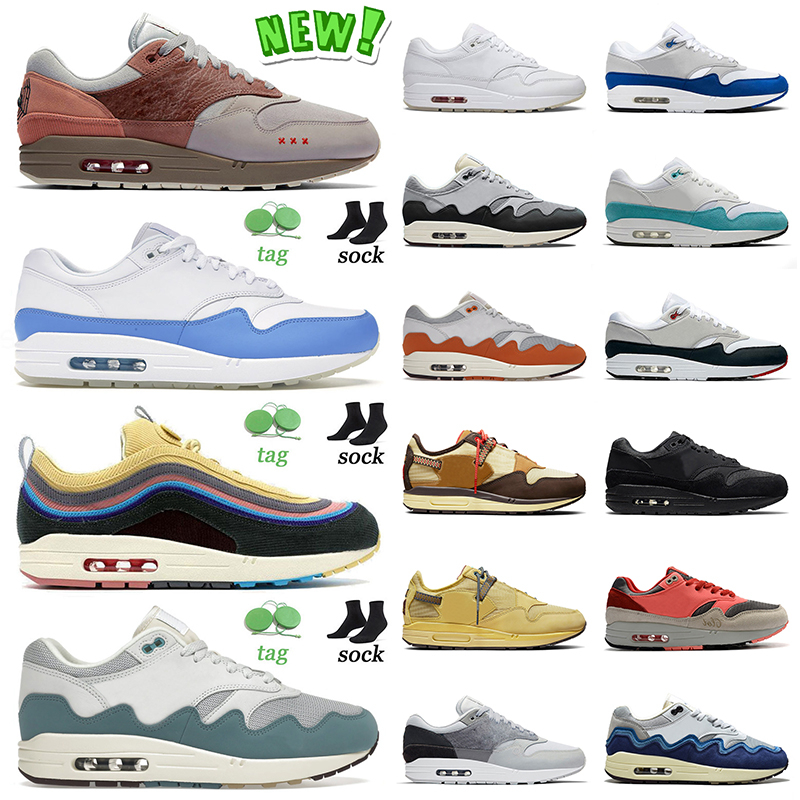 

Hot Selling Running Shoes Cushion 1 1s Mens Women Sneakers OG 87 Amsterdam University Blue Sean Wotherspoon Patta Waves Noise Aqua London Sports Trainers 36-45, D13 36-45 atomic teal