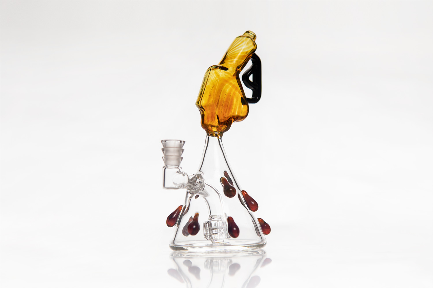 

Pistol shaped hookah drilling pipe personal custom series