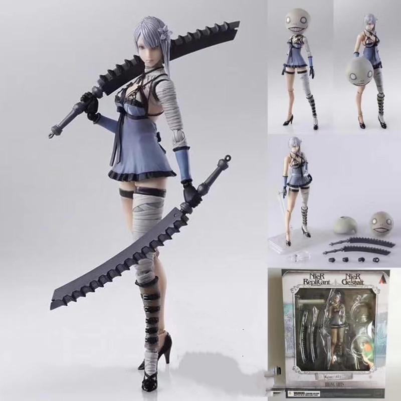 

NieR Automata Anime Game Figure Kaine Sexy Girl Figure Joint Movable PVC Action Figure Toys Collection Model Doll Gifts 14cm C0220