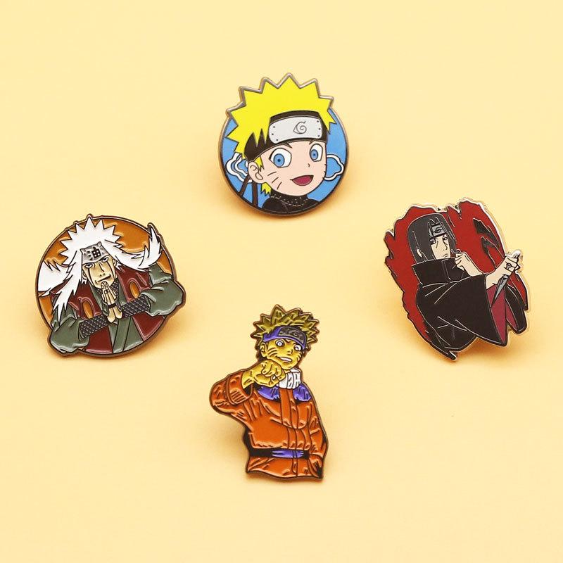 

Pins, Brooches Dear-you Japanese Anime Cartoon Brooch Cute Decoration Pin Collar Enamel Metal Badge, Gray
