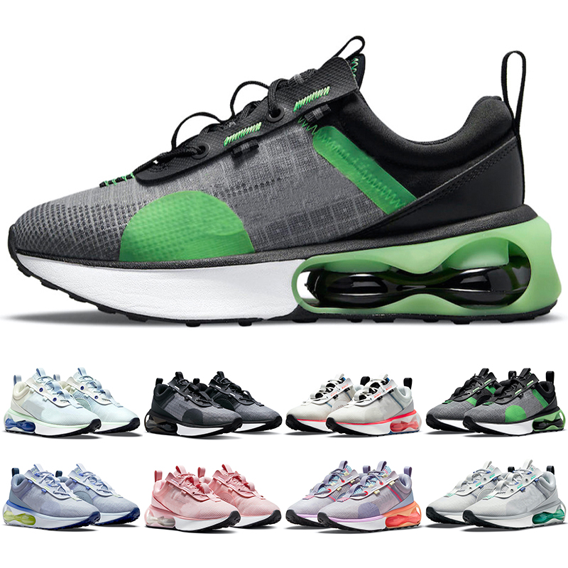 

2021 Max Tn Running Shoes Men Women Black White Barely Green Navy Crimson Obsidian Venice New Arrival Mens Trainers Sports Sneakers Size 5.5-11, #1 black white 36-45