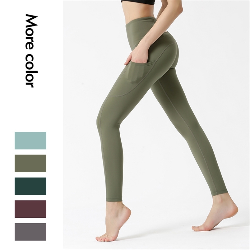 

Woman Back Waist Cross Dark Grey Leggings Gym Push Up Workout Female Pocket High Elasticity Breathable Fitness 210604