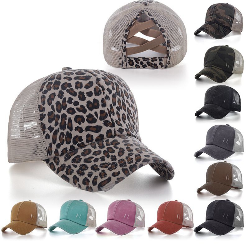 

Ponytail Criss Cross Messy Buns Ponycaps Baseball Cap Trucker Mesh Hat New Horsetail Baseball Vintage Sun Hat Dad Hat LJJK2513 sea shipping, As pic