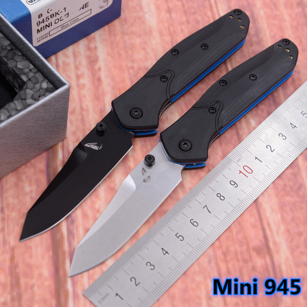 

Bench Mini 945 Osborne AXIS Folding Knife S30V Blade G10 Handles Outdoor Camping Hunting Pocket Tactical EDC Utility Knives