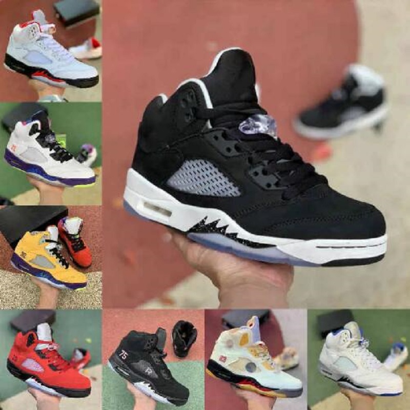 

Jumpman 13 Men 5 Basketball Shoes 13s 5s Obsidian Court Purple Reverse Bred Raging Bull Stealth 2.0 Hyper Royal Red Flint Starfish Mens Trainers Sports Sneakers, # 44