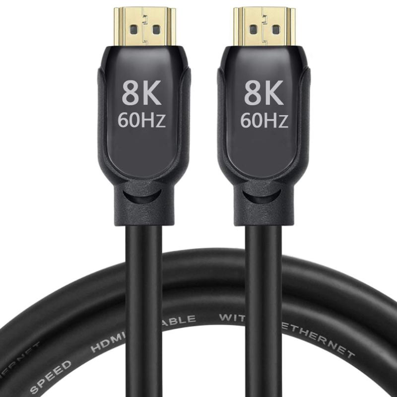 Audio Cables & Connectors 2.1 Gold Plated Cable High Speed 48Gbps 8K@60Hz 4K@120Hz Ultra HD HDR-image-704036885