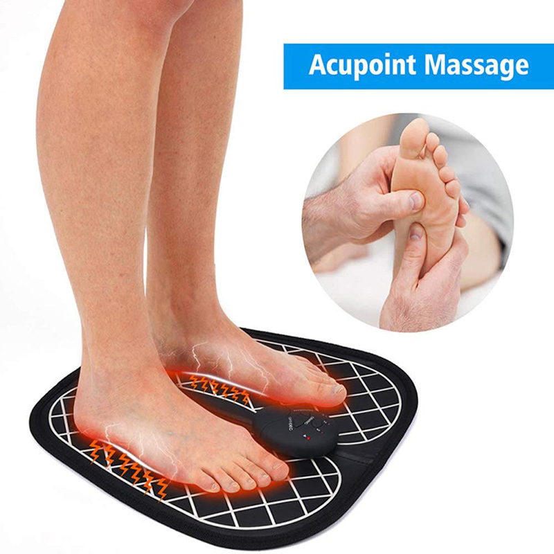 

EMS Electric Foot Stimulator Massager Electric Massage Mat Fullomatic Massage Foot Circulation Massager