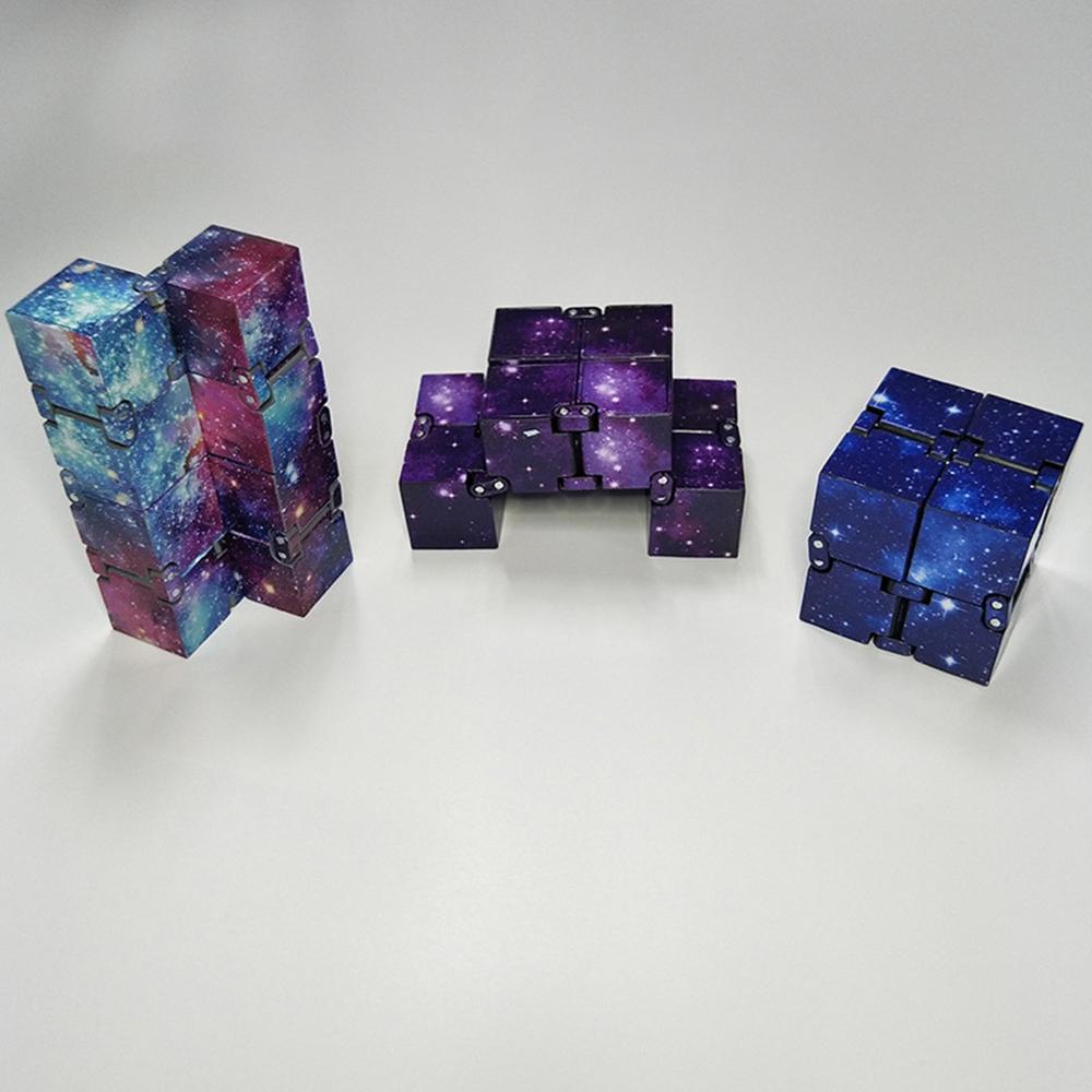 

Infinity Cube Creative Sky Magic Fidget Cube Antistress Toys Office Flip Cubic Puzzle Mini Blocks Decompression Funny Toy