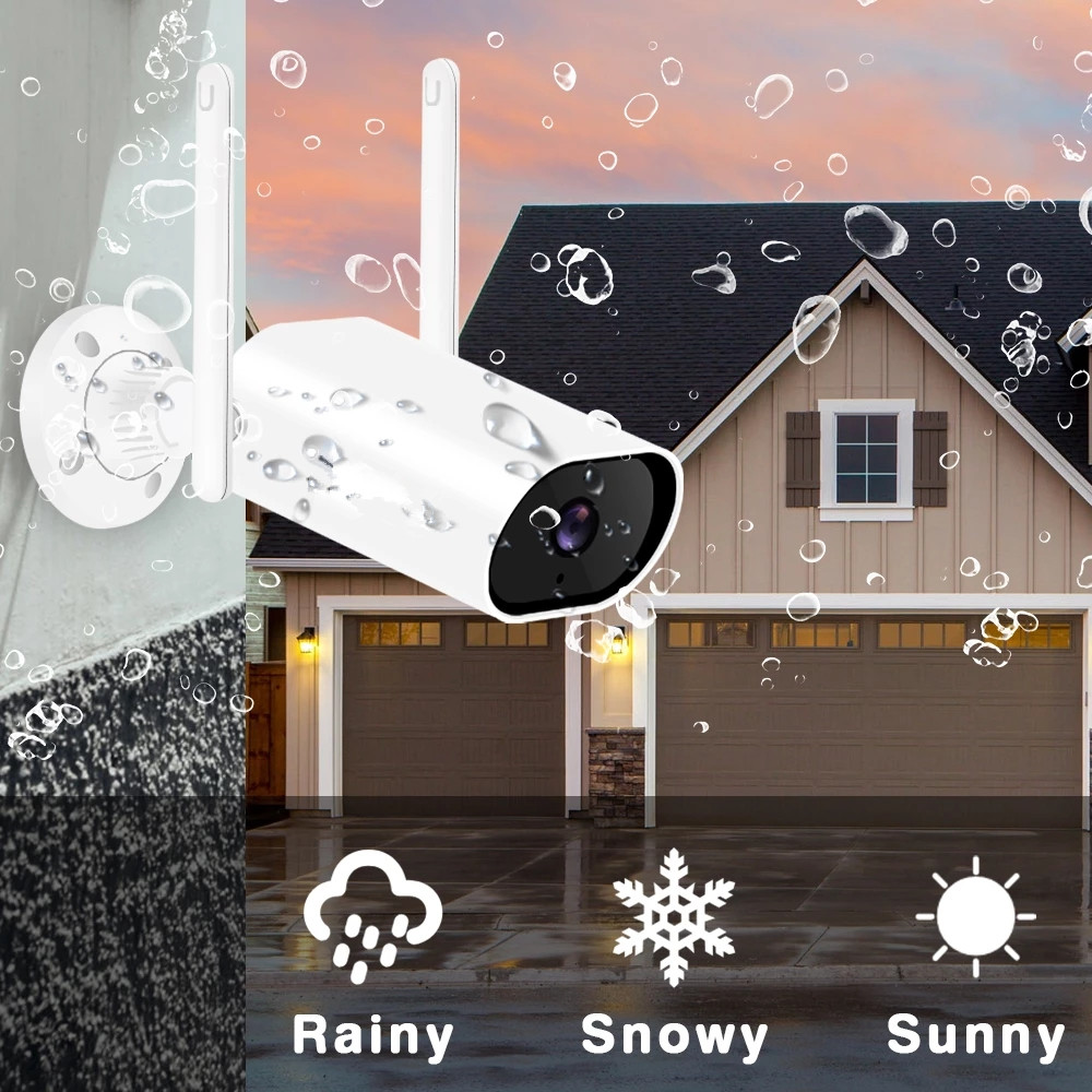 

1080P HD IP Camera Outdoor Video Surveillance Wireless Wifi Security Night Vision Two-Way Audio Wi-fi