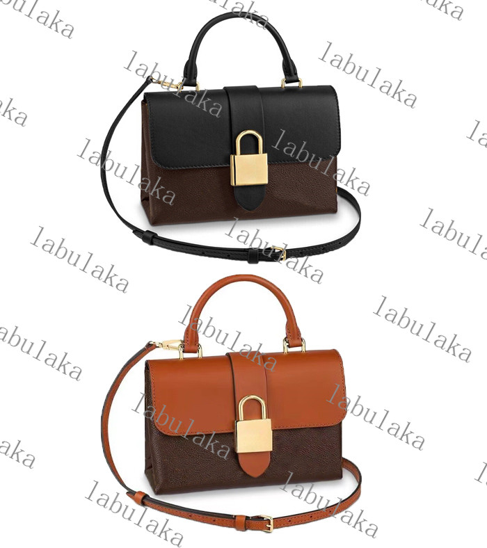 

M44141 M44654 LOCKY BB women shoulder bag purse cross body designer calf-leather trim elbow carry handbag bag with box