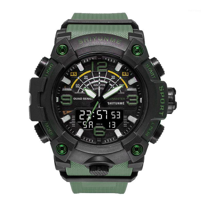 

Military Watch Men's Double Electronic Display Fashion Creative Sports Waterproof And Top Wristwatches
