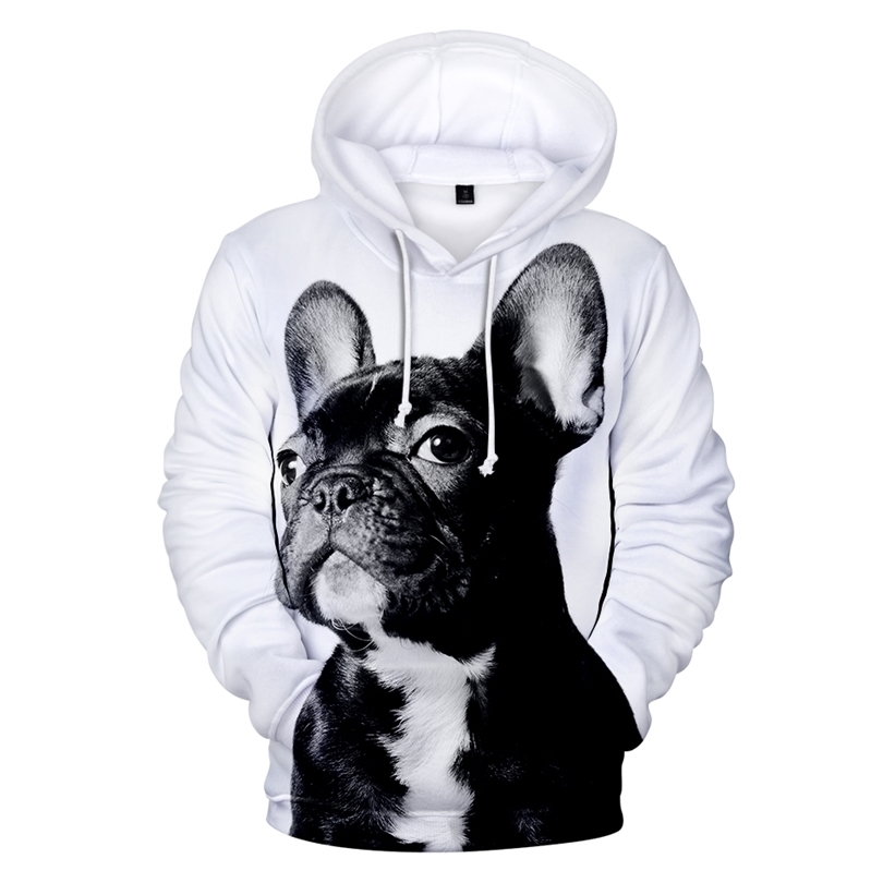 

French Bulldog Hoodies Sweatshirts 3D Print Men/women Autumn Winter Hooded Funny Boys/girls Casual Cool Coats 211110