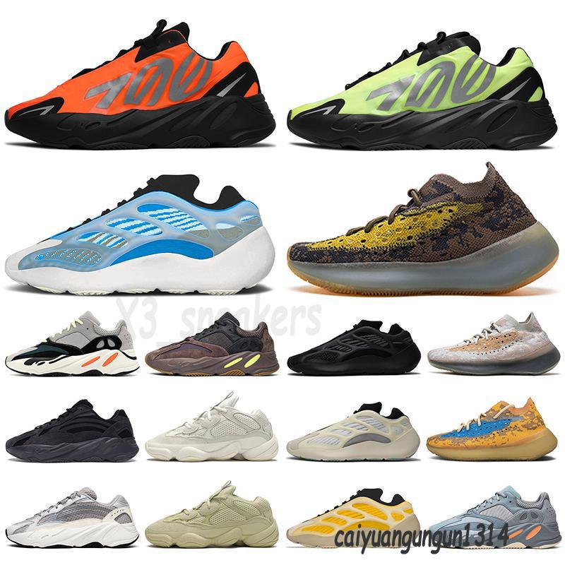 

2021 Clay Brown 700 380 v3 mens running shoes Azareth Kyanite Safflower Mauve Vanta 700s men women trainers spor JrO YEZZIES YEEZIES BOOST, Black