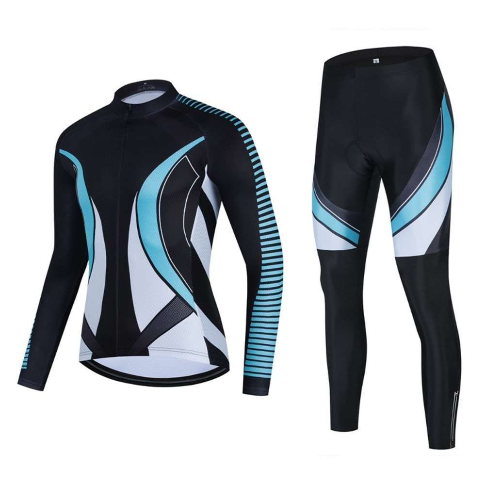 

Spring and autumn long sleeve men's cycling suit mountain bike riding pants, Black;brown