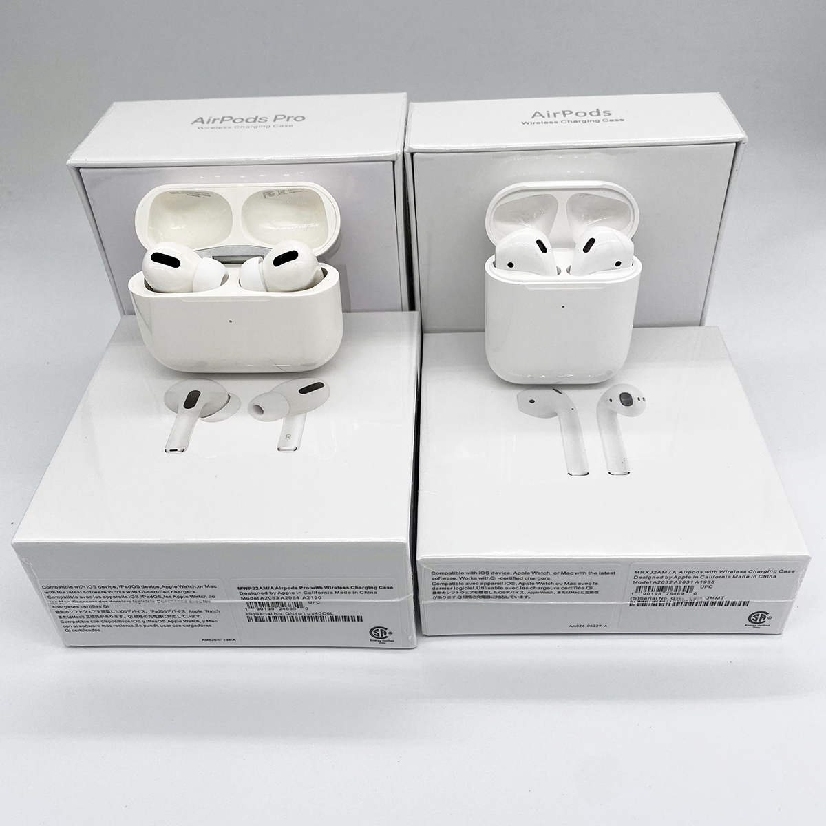 

HIGH QUALITY AirPods Pro 3 good Chip Valid serial number Headphone Bluetooth Metal Hinge cases Rename GPS Earphone Wireless charging In-Ear