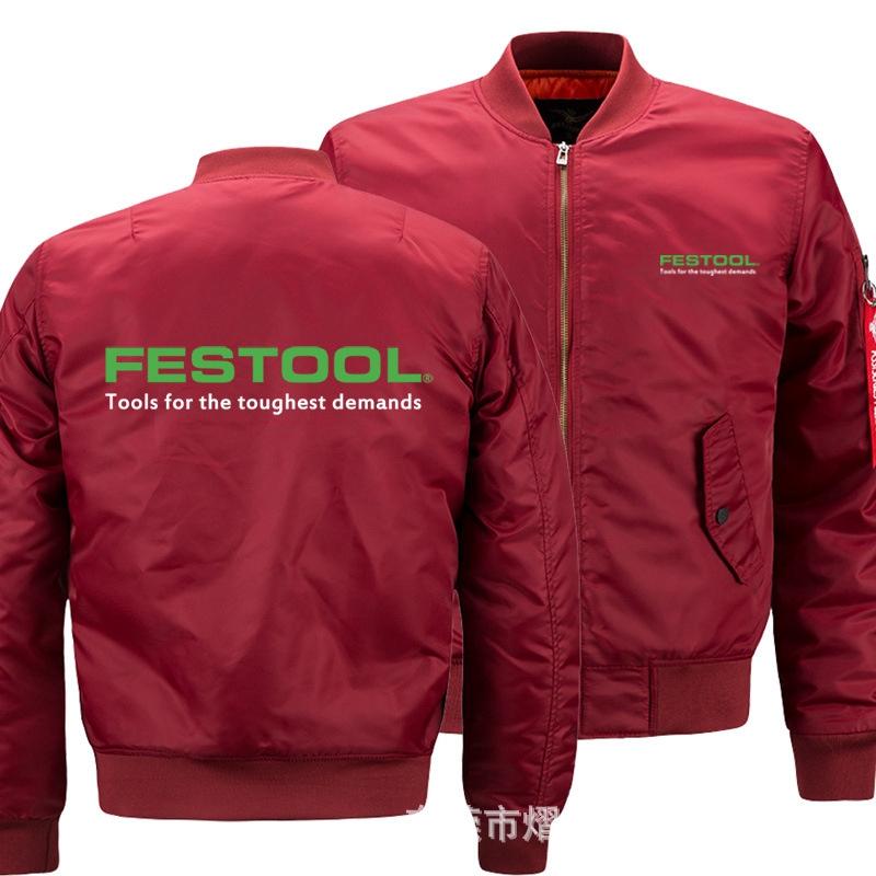 

Men' Jackets 2021 Autumn Winter Flight Jacket Festool Coat Mens Womens Warm Casual Zipper Baseball, Green