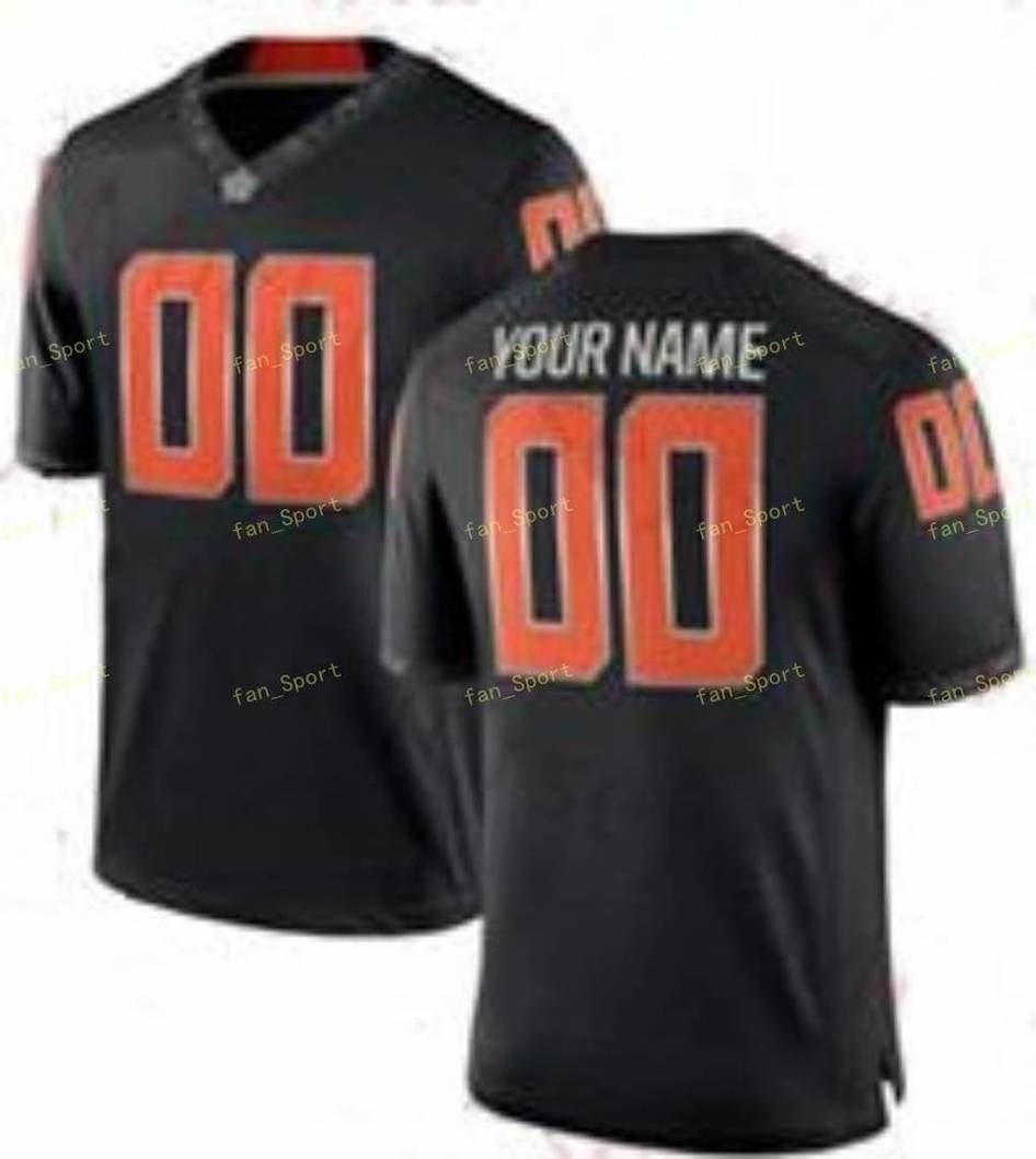 

NCAA College Jerseys Oklahoma State Cowboys 8 Braydon Johnson 26 Micah Cooper 35 CJ Moore 14 Taylor Cornelius 21 Barry Sanders Custom Footba, Black